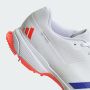 2024 Adidas 22YDS Full Spike Cricket Shoes White Blue Red