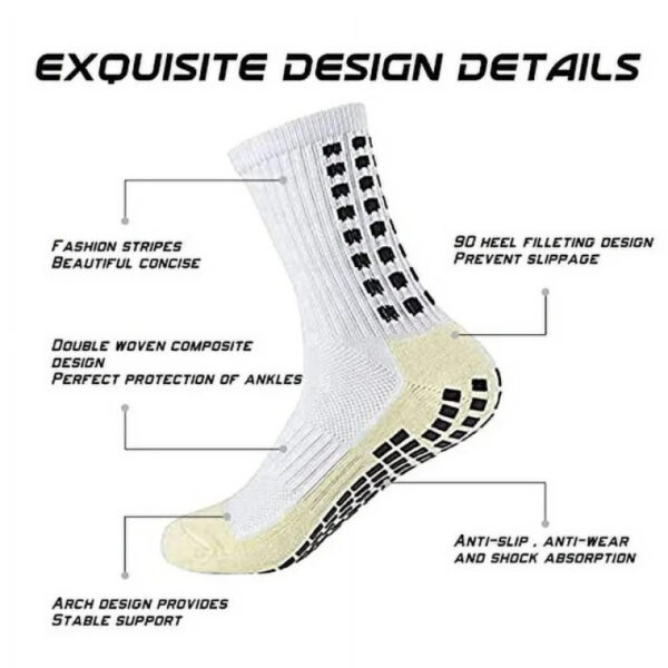 Anti-Slip Cricket Socks