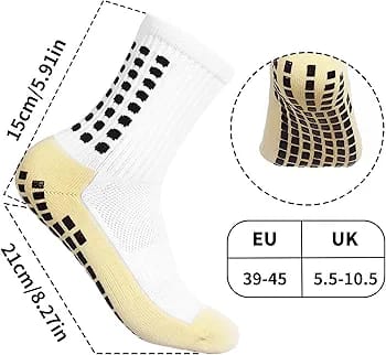 Anti-Slip Cricket Socks